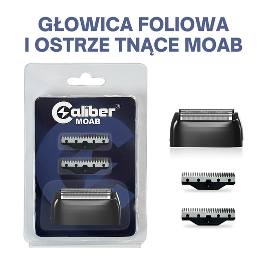 Caliber MOAB Shaver Głowica i ostrza zamienne