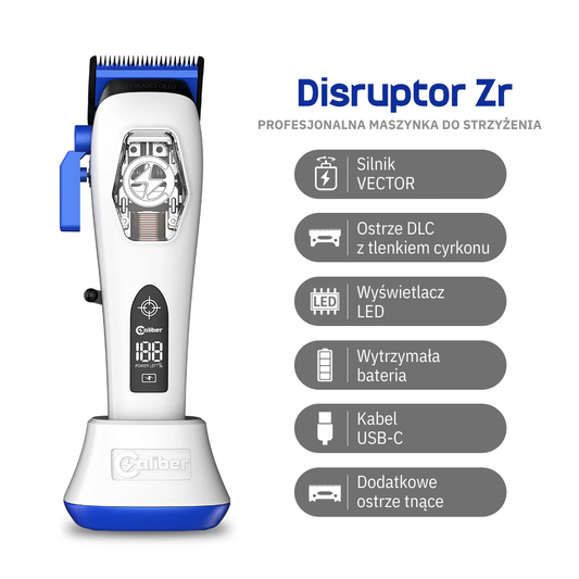 Caliber Disruptor ZR Maszynka profesjonalna do strzyżenia włosów