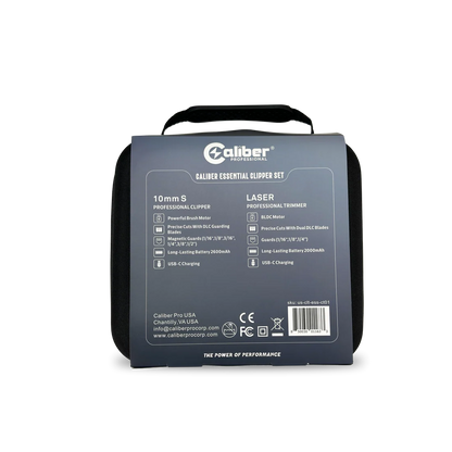 Zestaw Caliber 10mm S and Laser Trimmer Essential Clipper Trimmer Duo Set