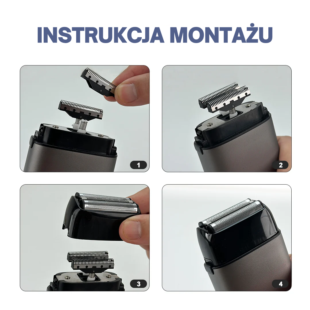 Caliber MOAB Shaver Głowica i ostrza zamienne