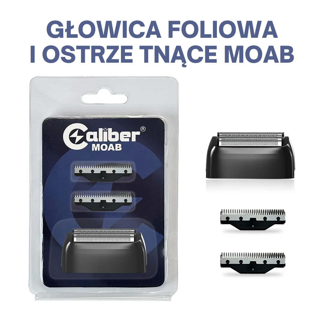 Caliber MOAB Shaver Głowica i ostrza zamienne